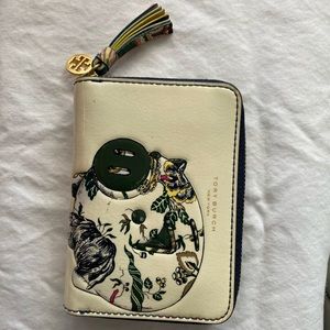 Tory Burch zip top mini wallet